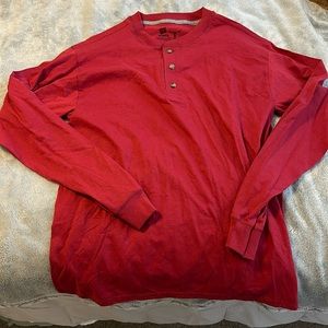 Red Mens Long Sleeve